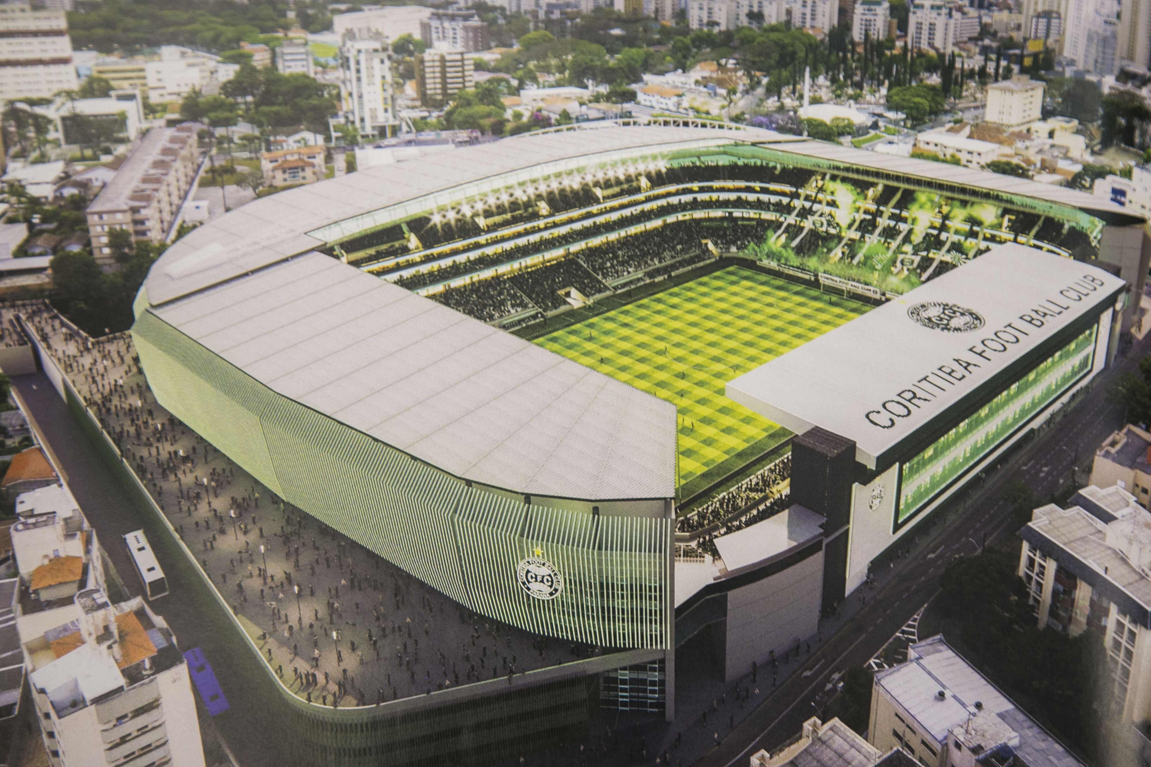 Arquibancadas de um estádio de futebol (imagem ilustrativa)